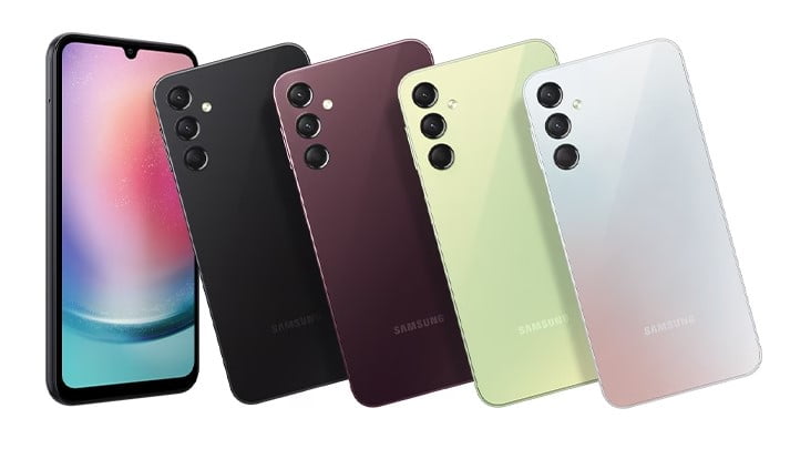 Análise do Samsung Galaxy A24: cores